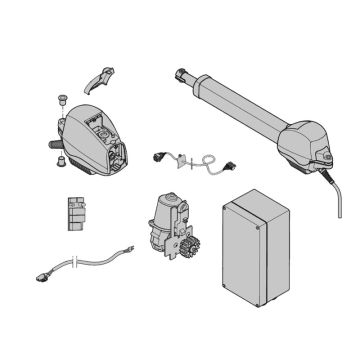 Spare parts Comfort 516 Control x.52 swing gate operator