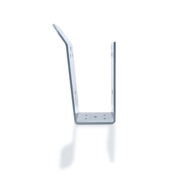 Fork holder in RAL 7011 for flexible mounting