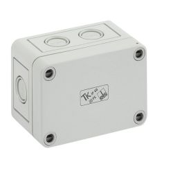 Junction box 94x65x57 mm, IP66, with 6-pole luster terminal