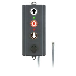 CS-I 15 3-way pushbutton OPEN/STOP/CLOSE with key switch Surface-mounted