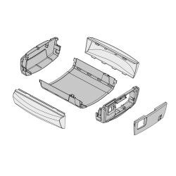 Gehäusekomponenten weiß Comfort 360/370/380