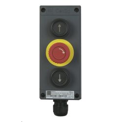 Ex 3-fold push-button OPEN/Emergency-OFF/CLOSE, IP66, surface-mounted, for zone 1/ 2/21/22