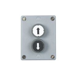 GDT 2 2-fold push-button OPEN/CLOSE, surface mounting, metal housing, IP65