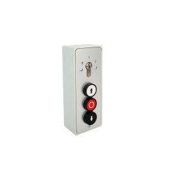 S-APZ 4-1R/2 Key switch surface-mounted 1-sided momentary/latching with push-button OPEN/STOP/CLOSE