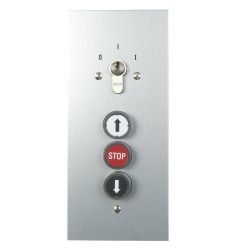S-EPZ 4-1R/2 flush-mounted key switch 1-sided momentary/latching with 3-fold push-button OPEN/STOP/CLOSE