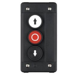 KDT 3 3-fold pushbutton OPEN/STOP/CLOSE surface-mounted plastic housing IP65