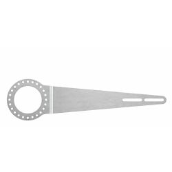 Torque support, oval shape, mounting on door frame, for VTA 14