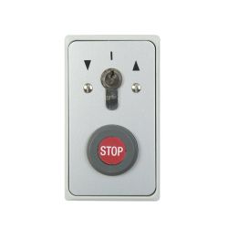 S-APZ 2-2T/1 Key switch surface-mounted 2-sided momentary/latching with stop button