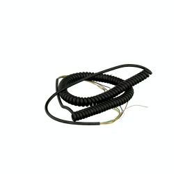 Spiral cable 5x0.25 mm, 600 mm, 400/180 mm